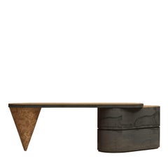 MINA Console in burl by StorageMilano