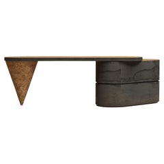 MINA Console in burl by StorageMilano