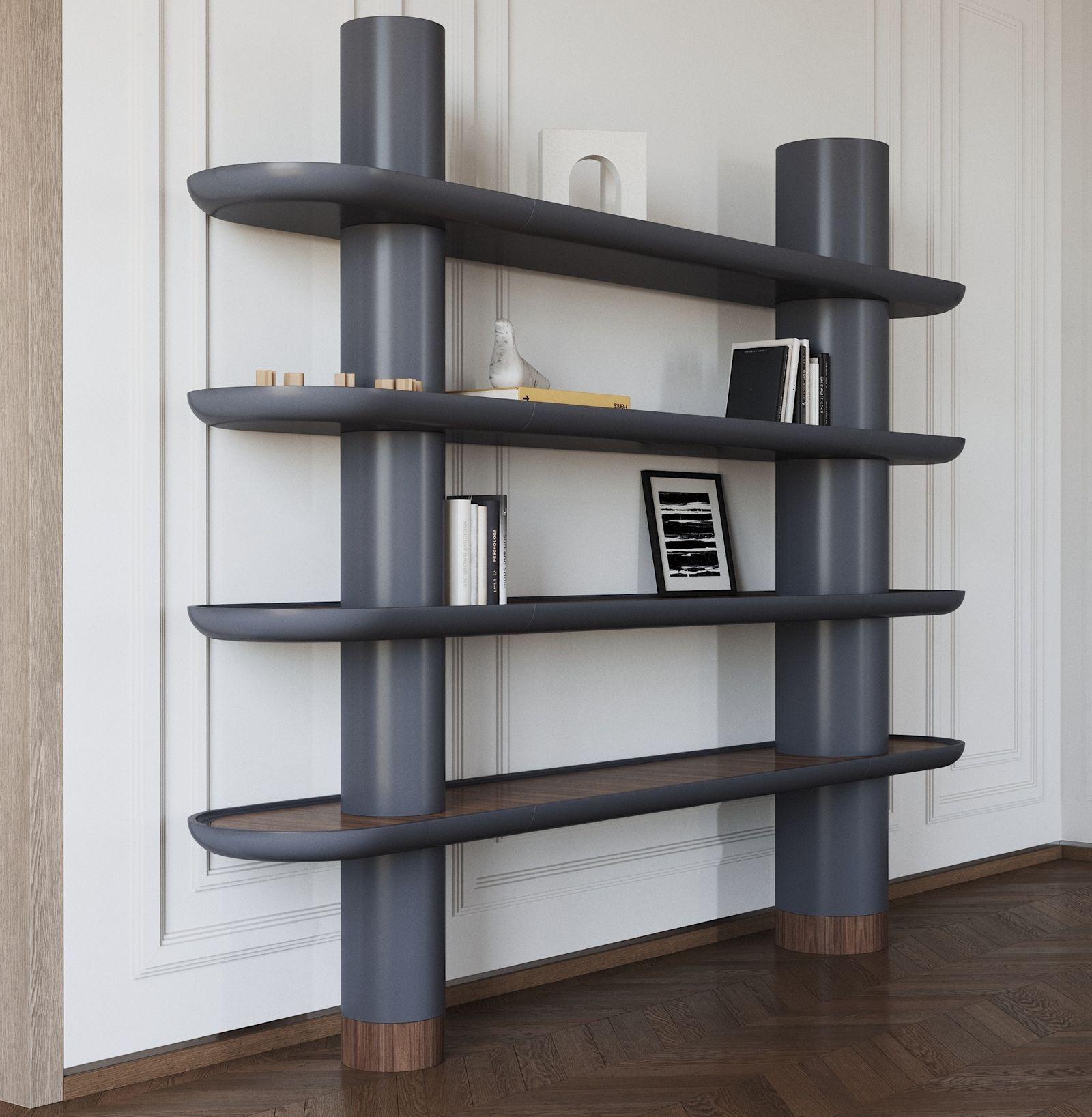 Hand-Crafted MINA day-library For Sale