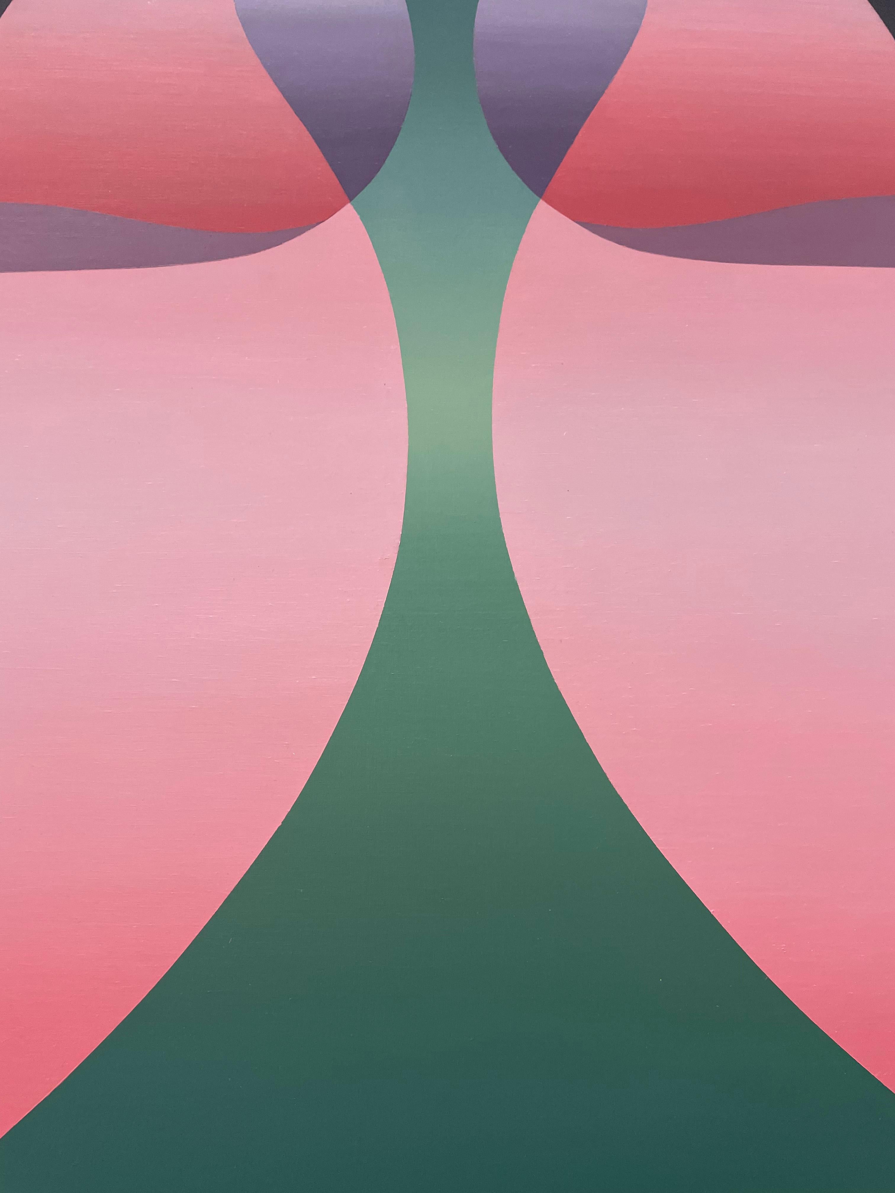 STATE OF BEING (Bud) large sensual abstract painting For Sale 3