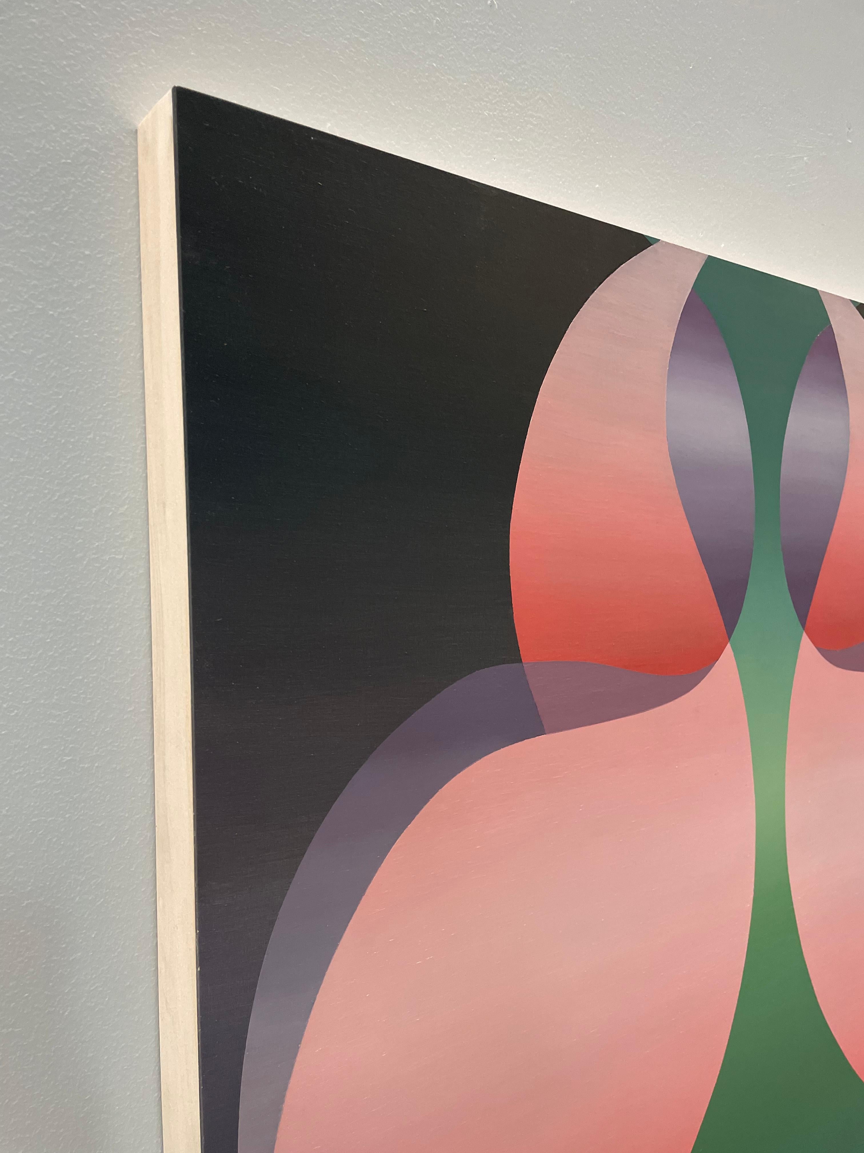 STATE OF BEING (Bud) large sensual abstract painting For Sale 2