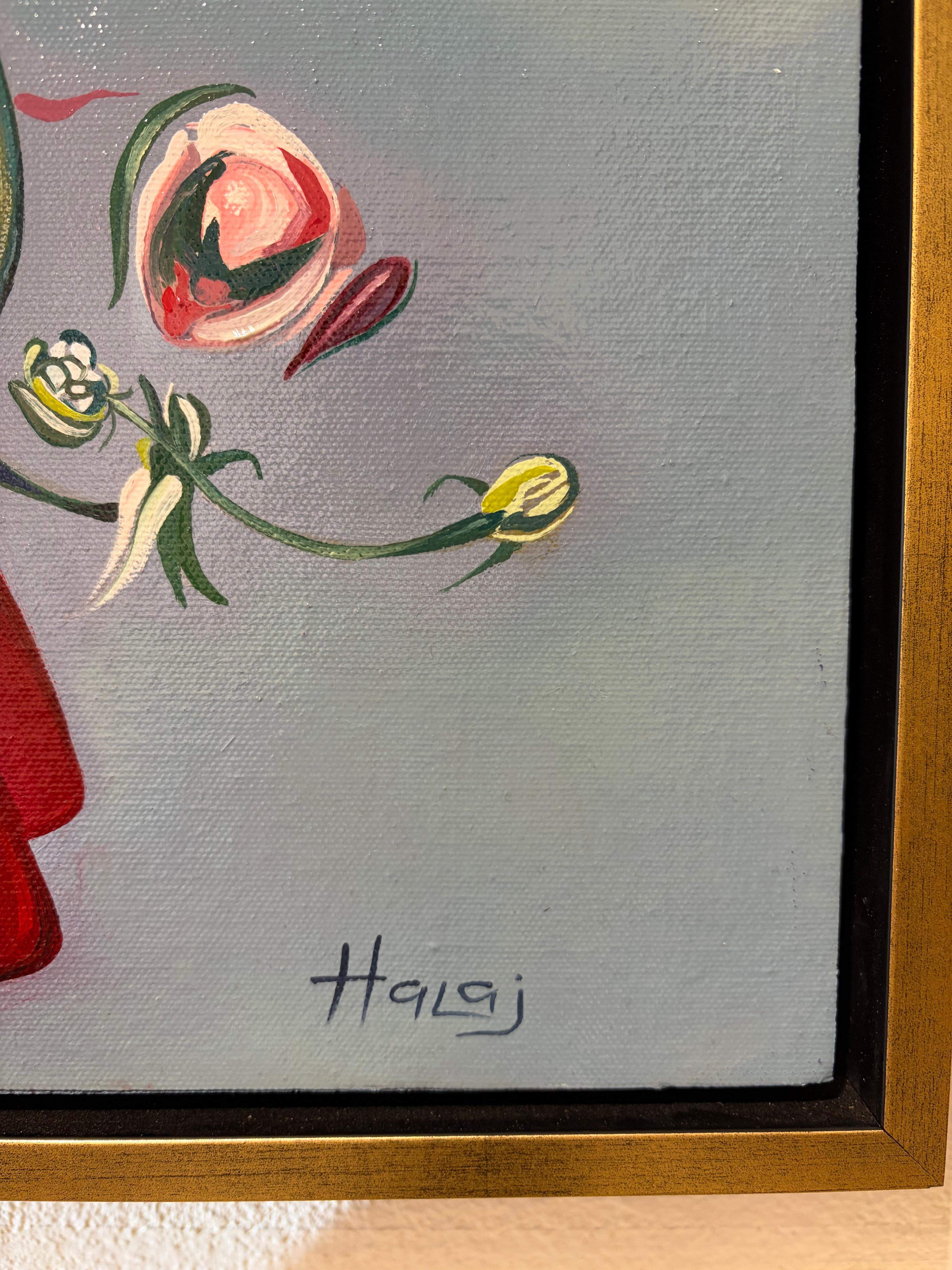 Floral Mickey, zeitgenössische Kunst der Blumen. im Angebot 4