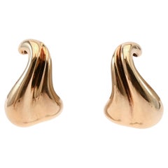 Minas Spiridis Biomorphe Ohrringe aus Gold