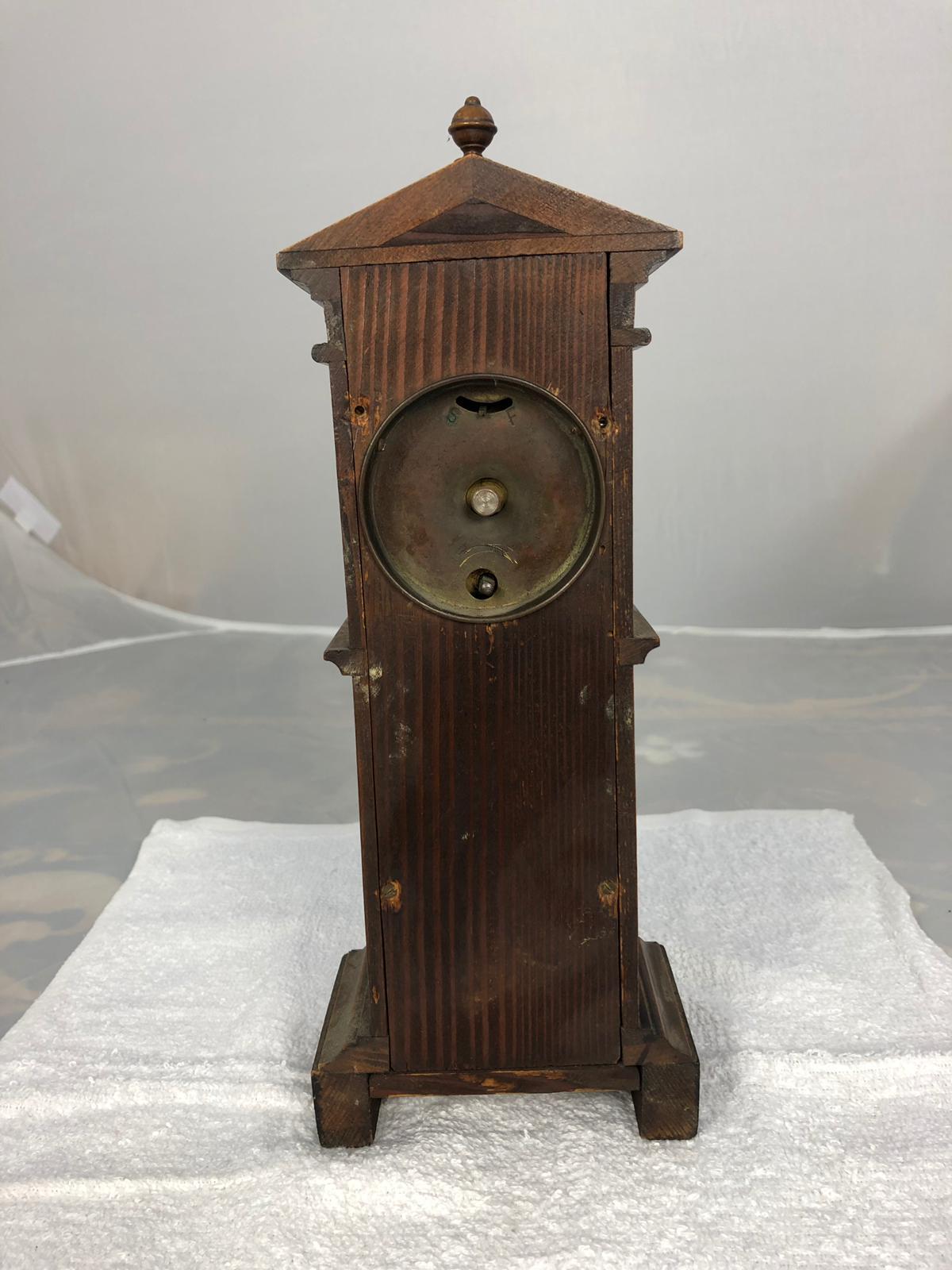 Minature Grandfather Clock, Cerca, 1890 In Good Condition In London, GB