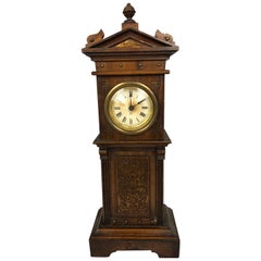 Antique Minature Grandfather Clock, Cerca, 1890