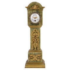 Minature Onyx + Ormolu Table/Mantel Clock, Late 19th Century