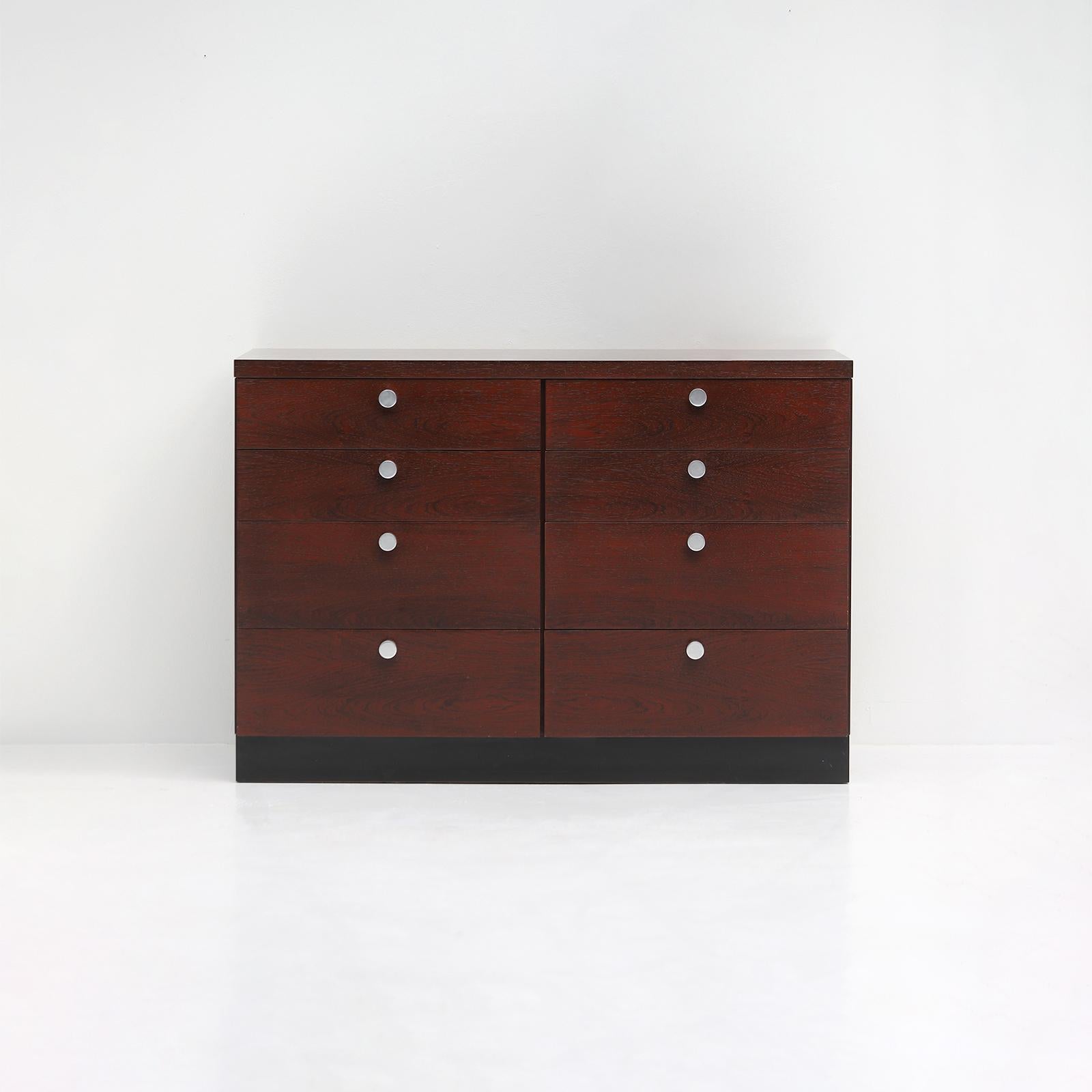 mind-century commode with drawers by Alfred Hendrickx 1970s For Sale 7