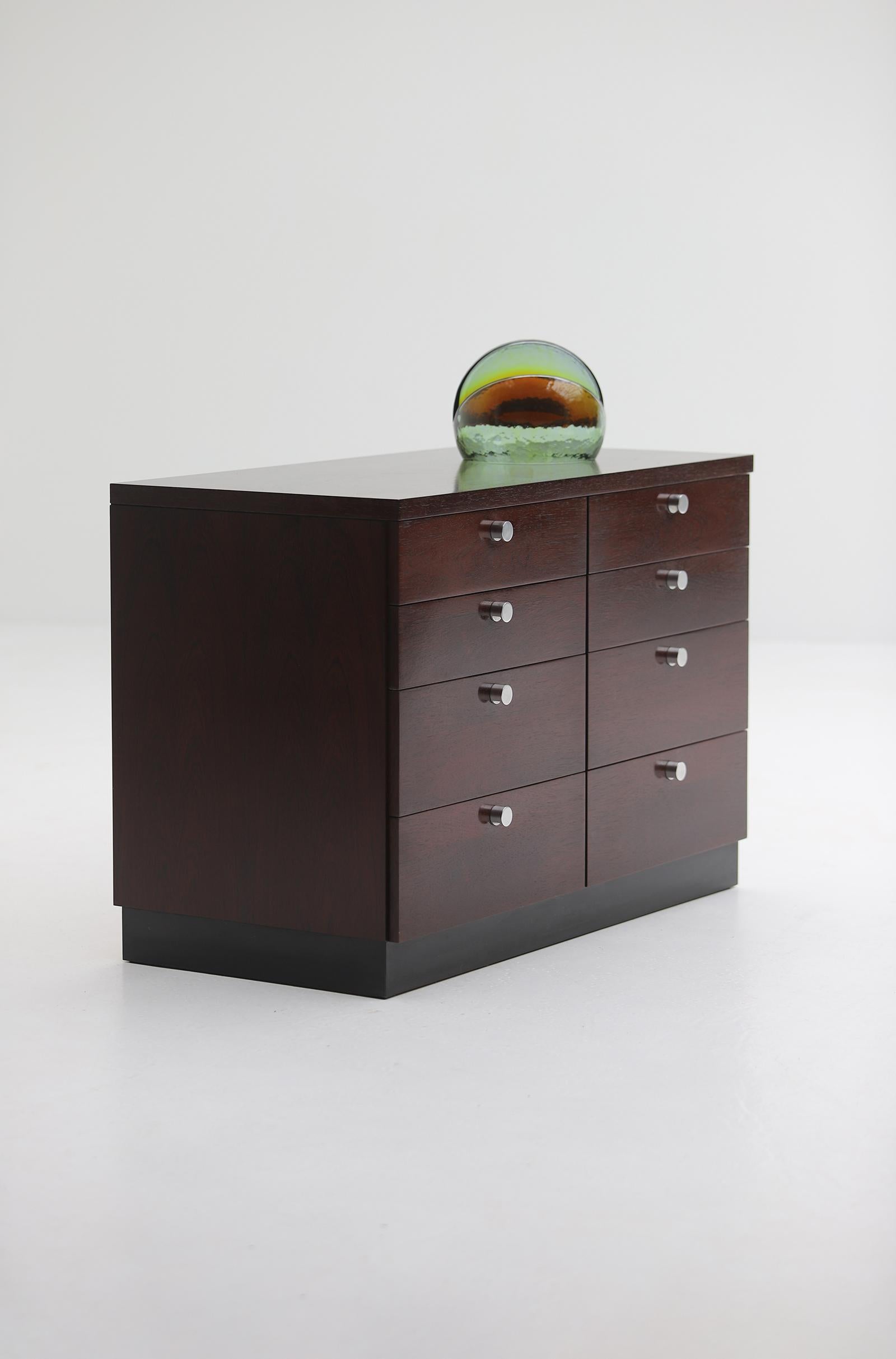 mind-century commode with drawers by Alfred Hendrickx 1970s For Sale 1