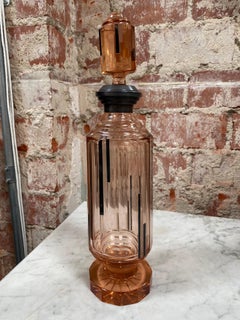 Mind Century Small Red Bottle, Italy, 1950s