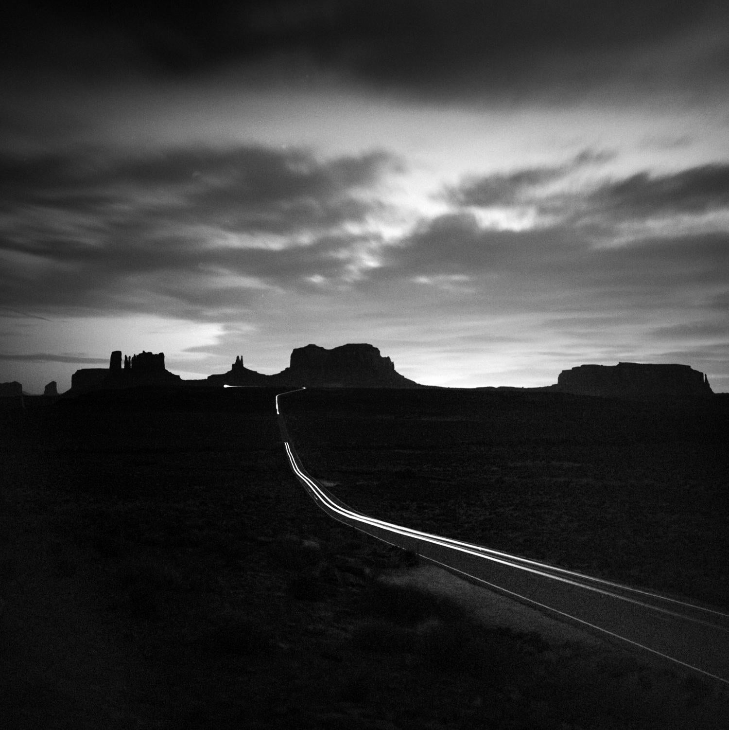 Mindaugas Gabrenas Black and White Photograph - Nowhere, Arizona, 2014 