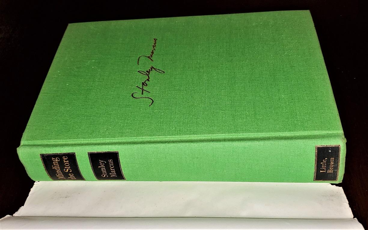 American Minding the Store by Stanley Marcus First Edition Signed For Sale