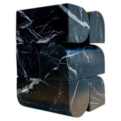 Mindscape 01 Large Black Marble Sculpture by Jeroen Broux