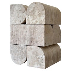 Mindscape 01 XL Travertine Sculpture by Jeroen Broux