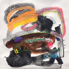 Black Painting, Mixed Media on Paper