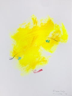 Blonde Lady (Tatiana), Mixed Media on Watercolor Paper