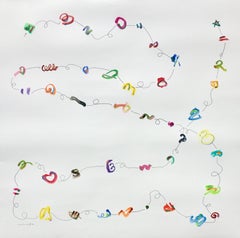 First Labyrinth No.2, Mixed Media on Paper