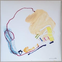 Golden Grotto, Mixed Media on Paper