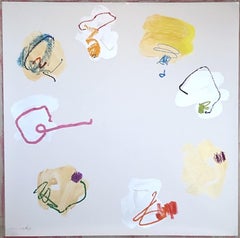New Year's Circle, Mixed Media on Paper