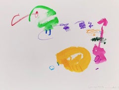 Spring Hello, Mixed Media on Watercolor Paper