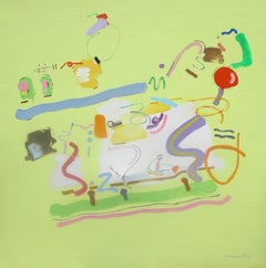Terremoto esuberante, Pittura, Olio su tela