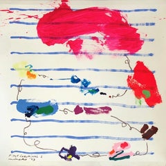 First Labyrinth 2, Mixed Media on Watercolor Paper