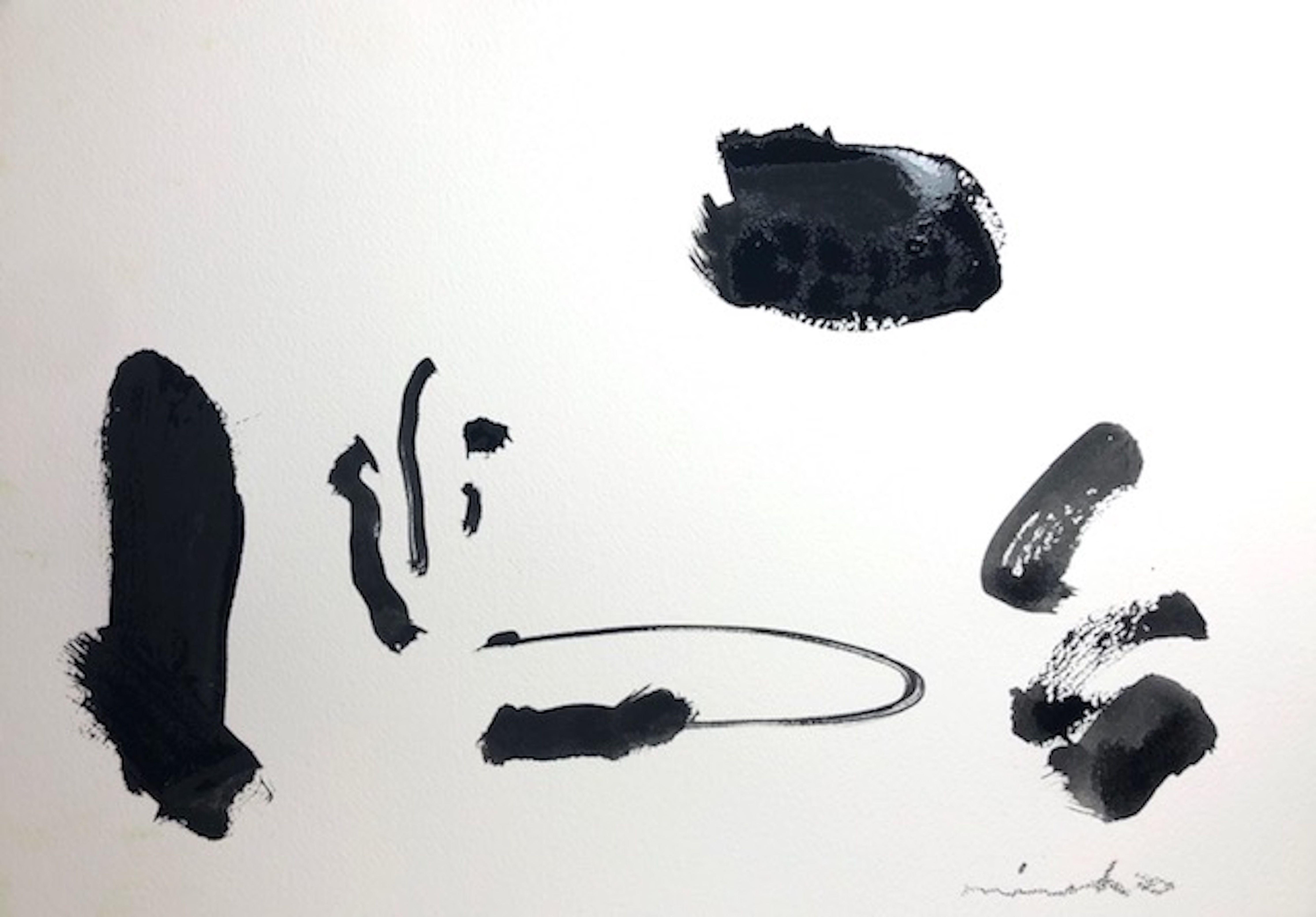 Mineko Yoshida Mount Sidney, Painting, Acrylic on Watercolor Paper