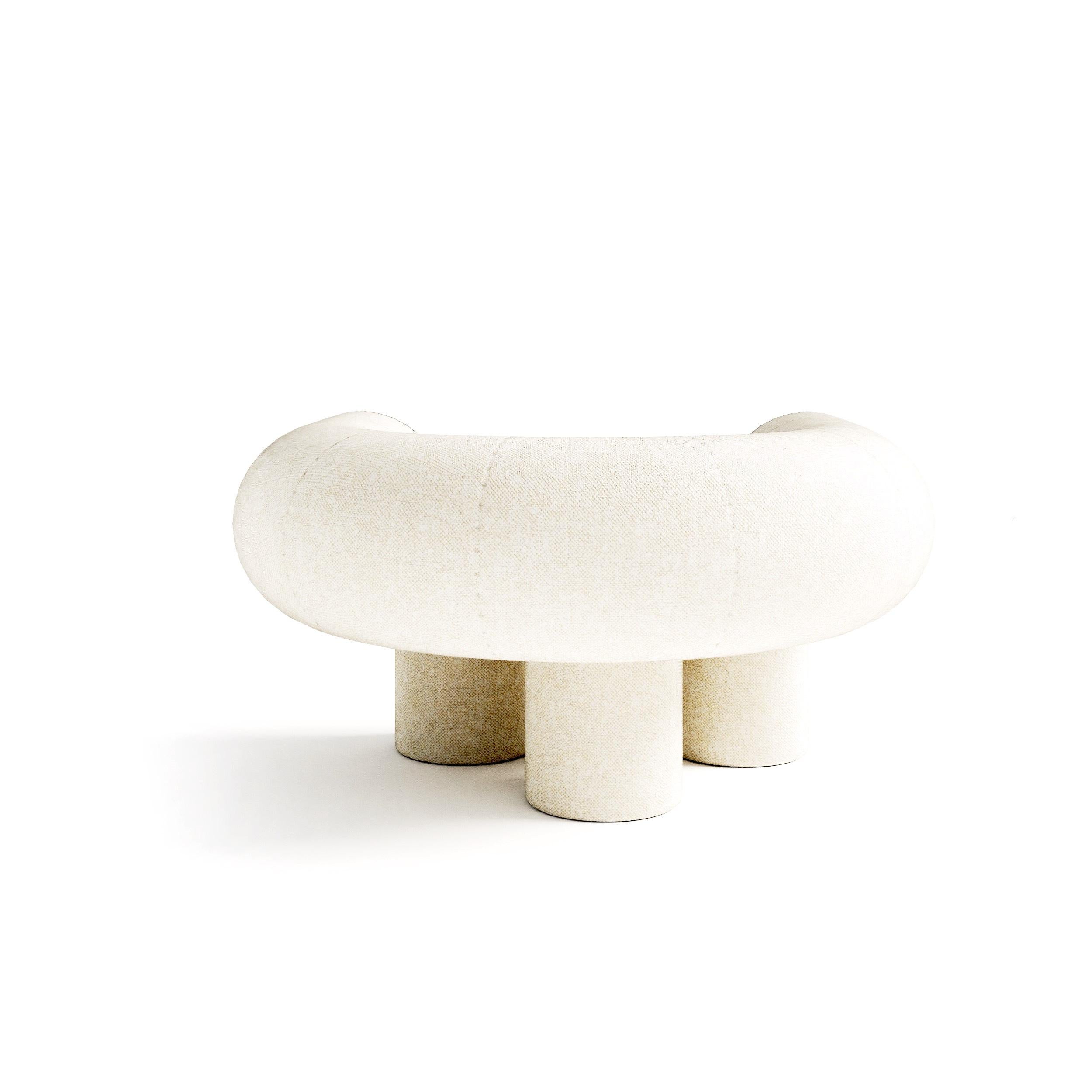Contemporary Mineral Armchair by Vincent Mazenauer For Sale