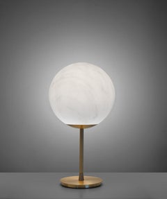 Mineral Grey Veinings Stand Table Lamp by SLIDE Studio