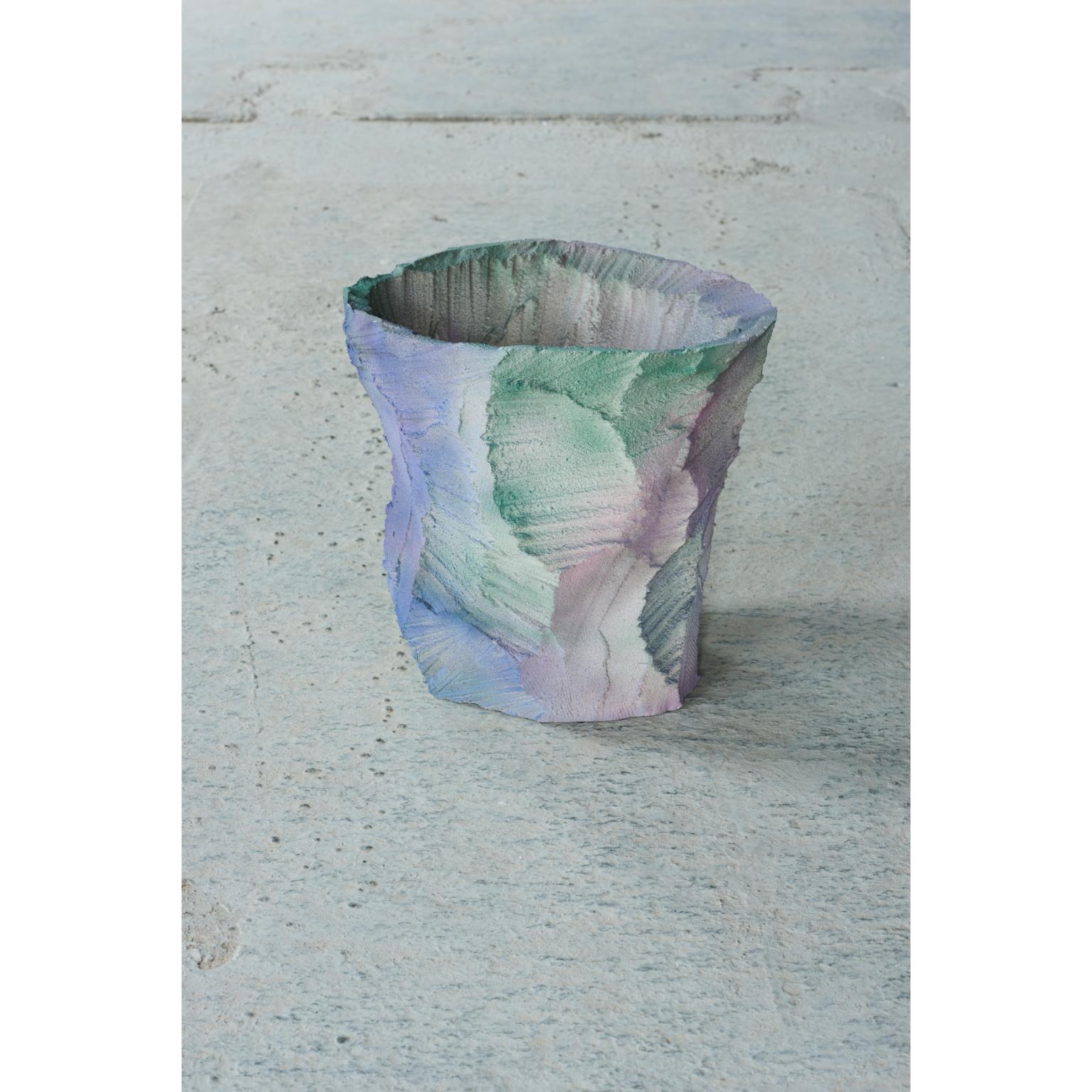 Modern Mineral Layer Vase by Andredottir & Bobek For Sale