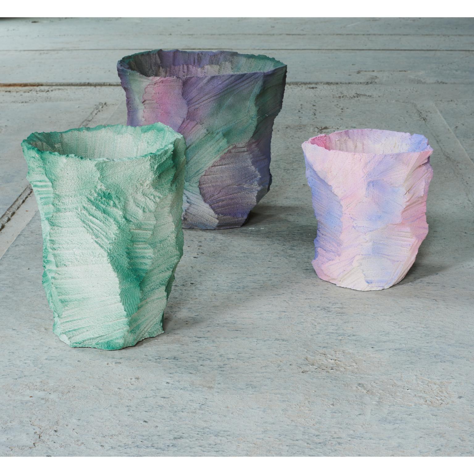 Mineral Layer Vase by Andredottir & Bobek In New Condition In Geneve, CH