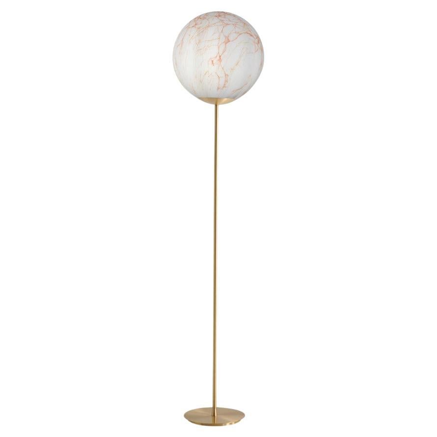 Lampada da terra Mineral Red Veinings Stand 175 di SLIDE Studio