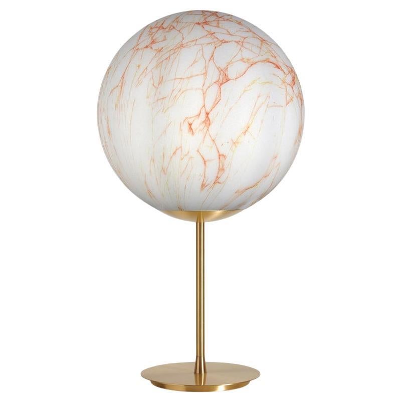 Lampada da terra a stelo Mineral Red Veinings di Studio AIDE in vendita