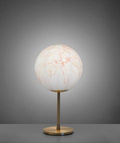 Mineral Red Veinings Stand Table Lamp by SLIDE Studio