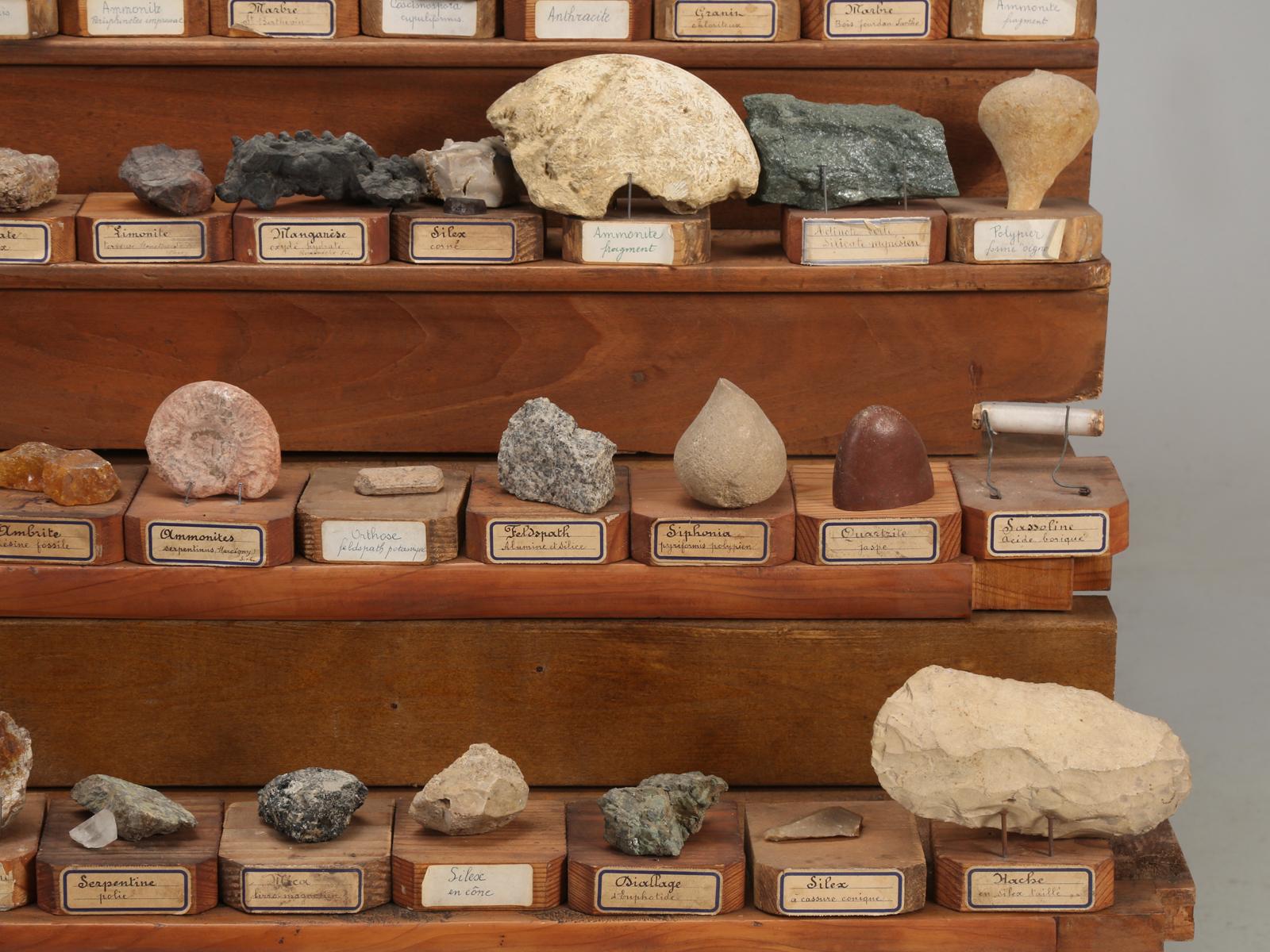 Mineral Specimen Collection, from a circa 1891 School in France 10