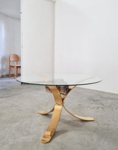 Mineral Stones Coffee Table in Jaques Duval Brasseur Style, 1970s