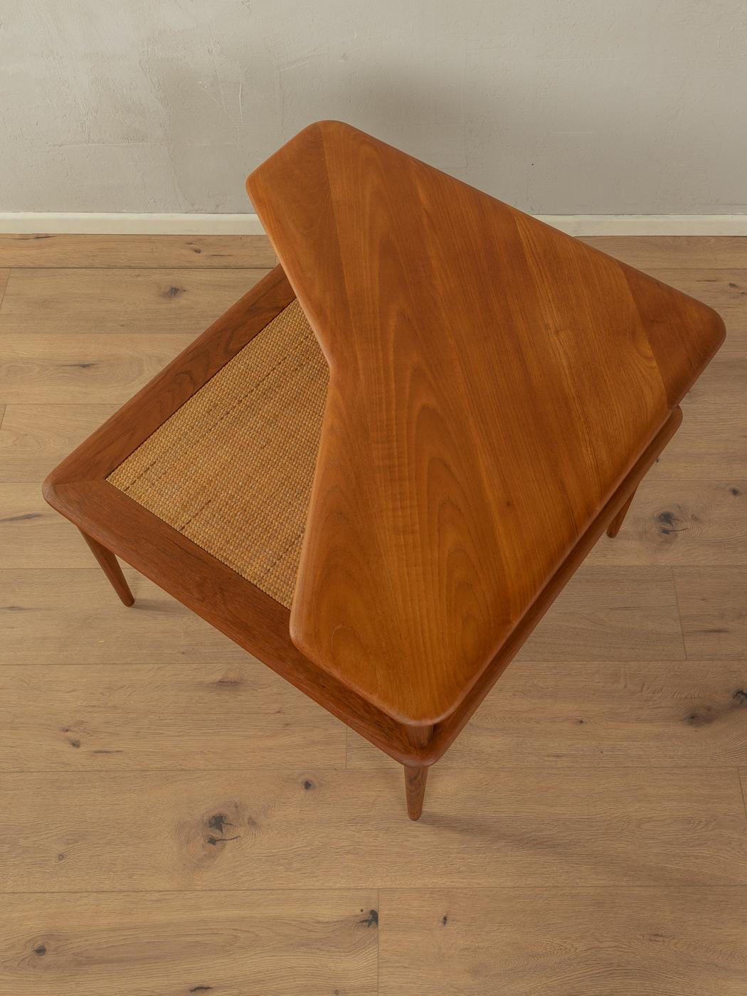 Teak Minerva coffee table by Peter Hvidt & Orla Mølgaard-Nielsen, 1960s For Sale