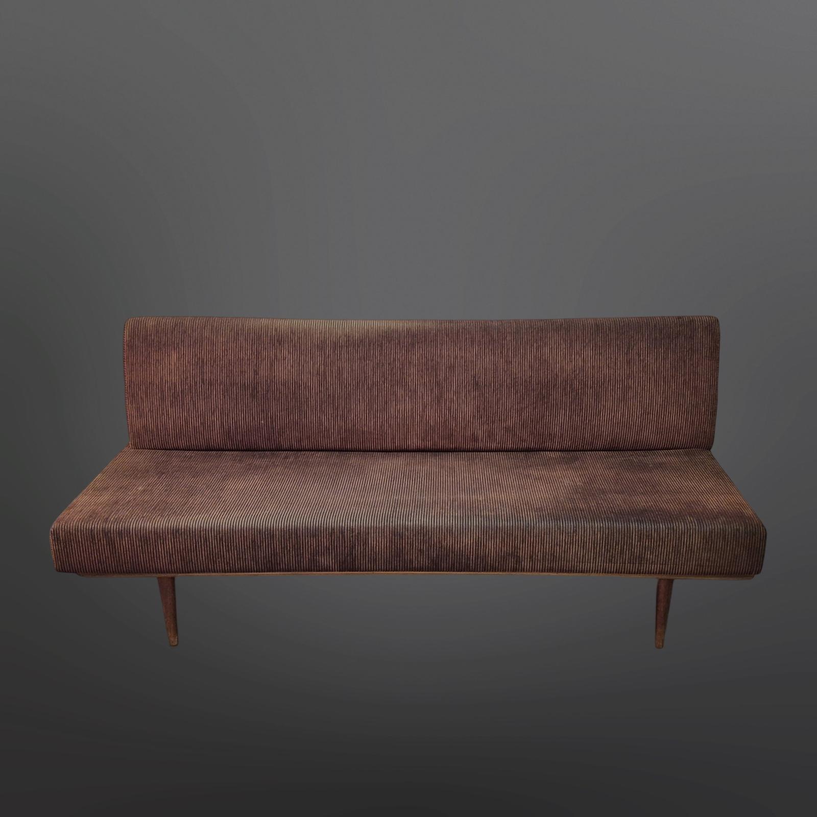 Scandinavo moderno Letto da giorno Minerva di P. Hvidt & A. Nielsen per France & Son, Danimarca anni '50