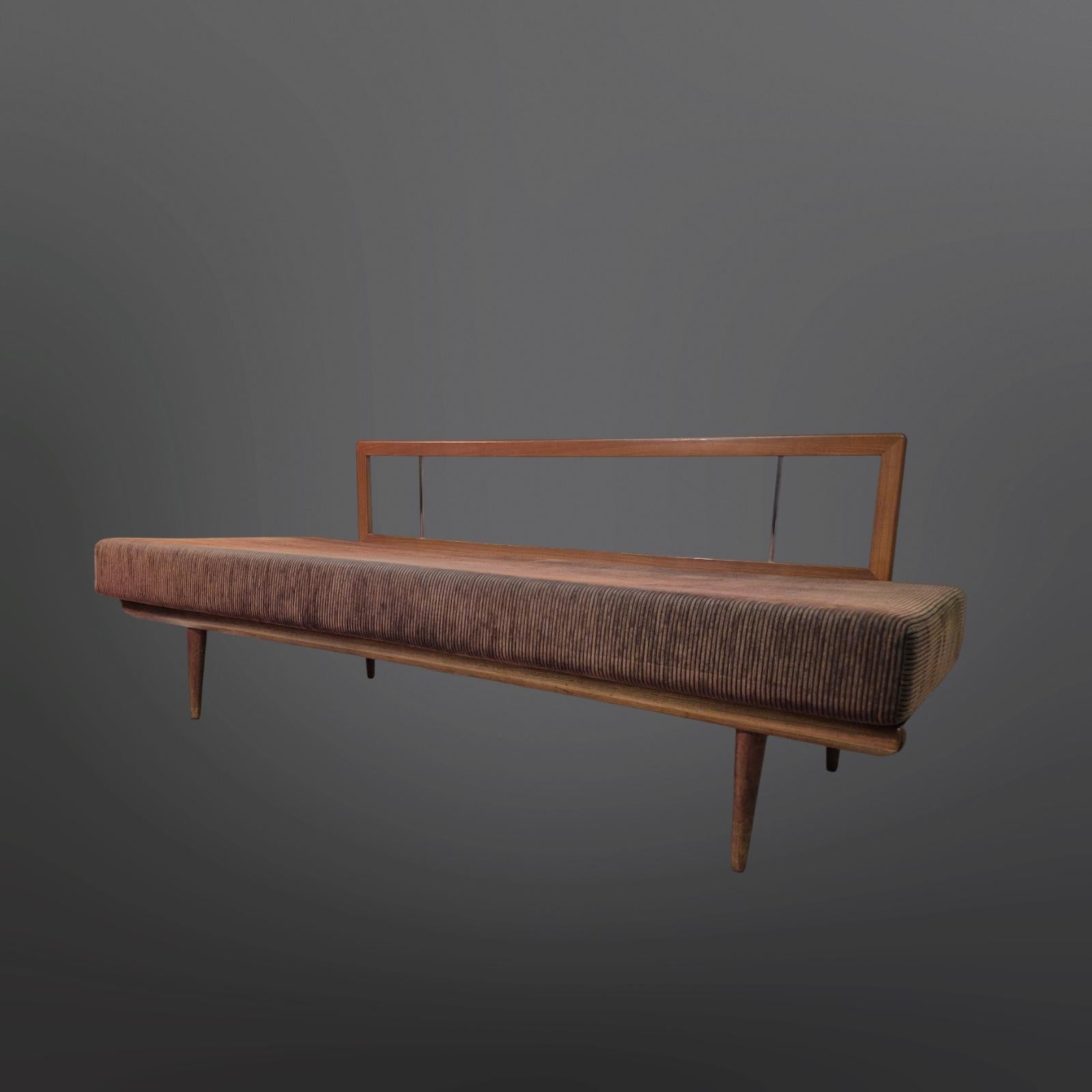 Letto da giorno Minerva di P. Hvidt & A. Nielsen per France & Son, Danimarca anni '50 In condizioni buone a ECHT, NL