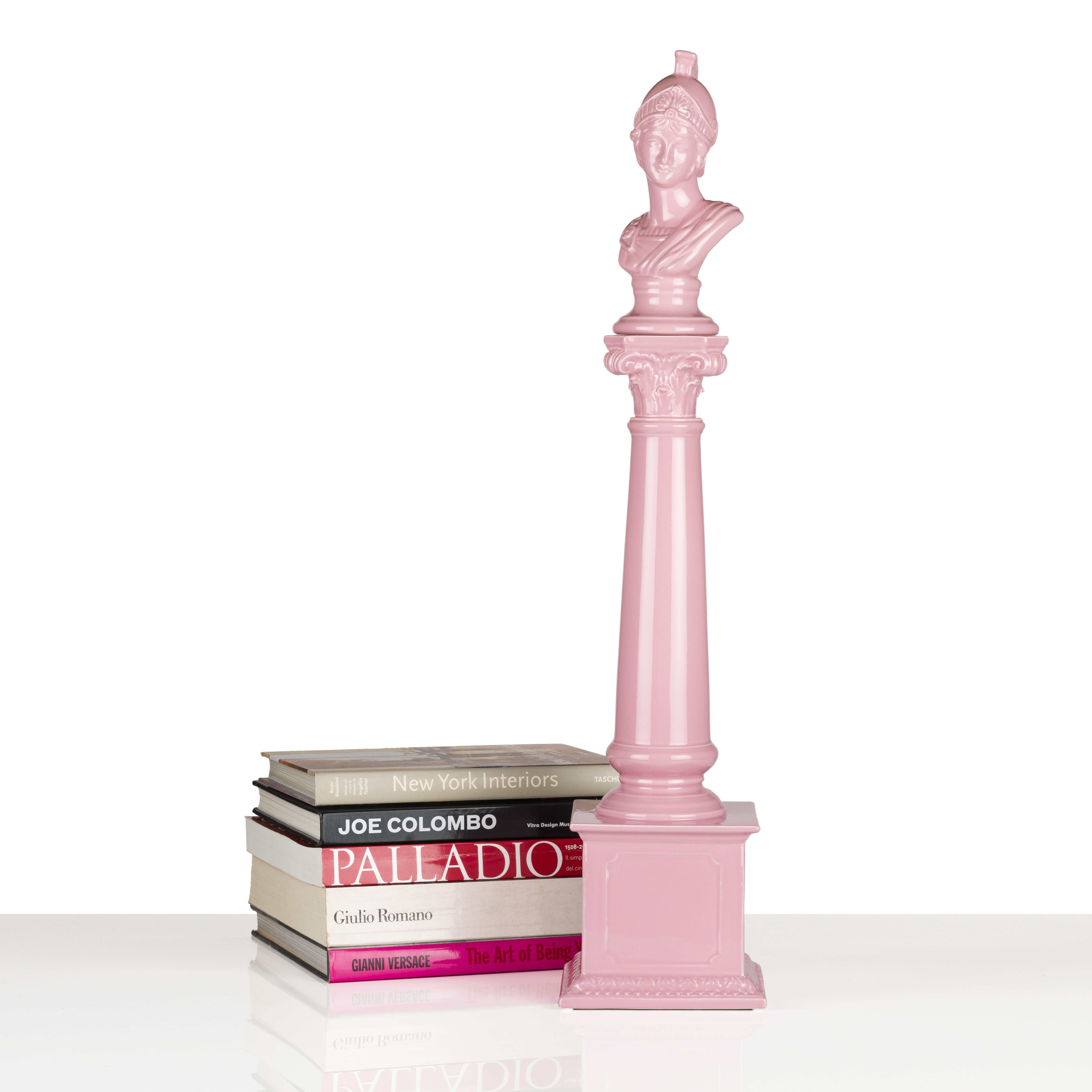 Neoclassical Revival Minerva Pink - Column For Sale
