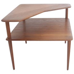 Vintage 'Minerva' Side Table by Peter Hvidt & Orla Mølgaard-Nielsen, Denmark, 1950s