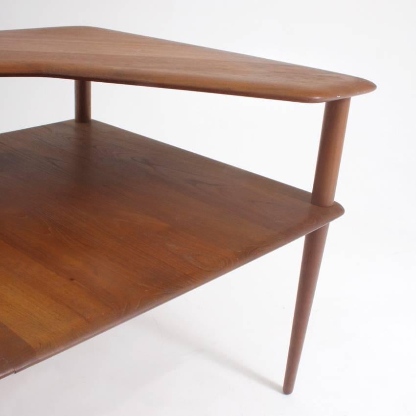 Danish 'Minerva' Side Table by Peter Hvidt & Orla Mølgaard-Nielsen, Denmark, 1950s For Sale