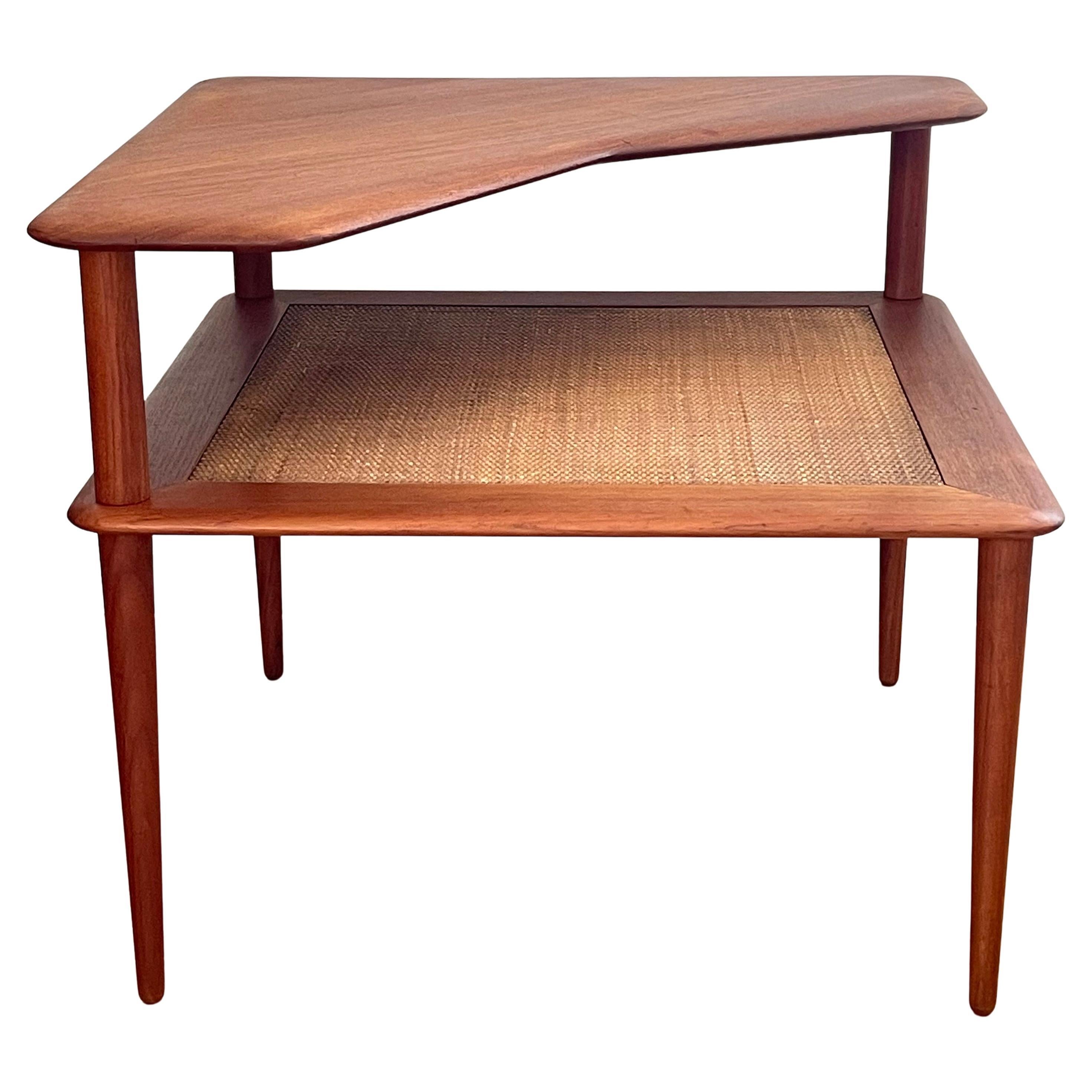 Minerva Teak Side Table by Hvidt & Mølgaard for France & Son, 1950s For Sale