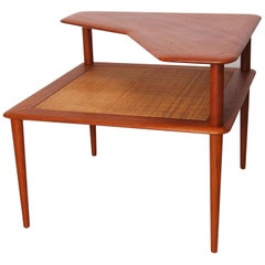 Table d'appoint Minerva en teck de Hvidt & Mølgaard pour France & Son:: années 1960