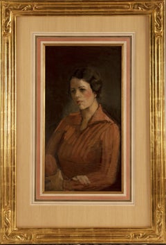 Vintage "Portrait of Laurie Teichert Eastwood" by Minerva Teichert