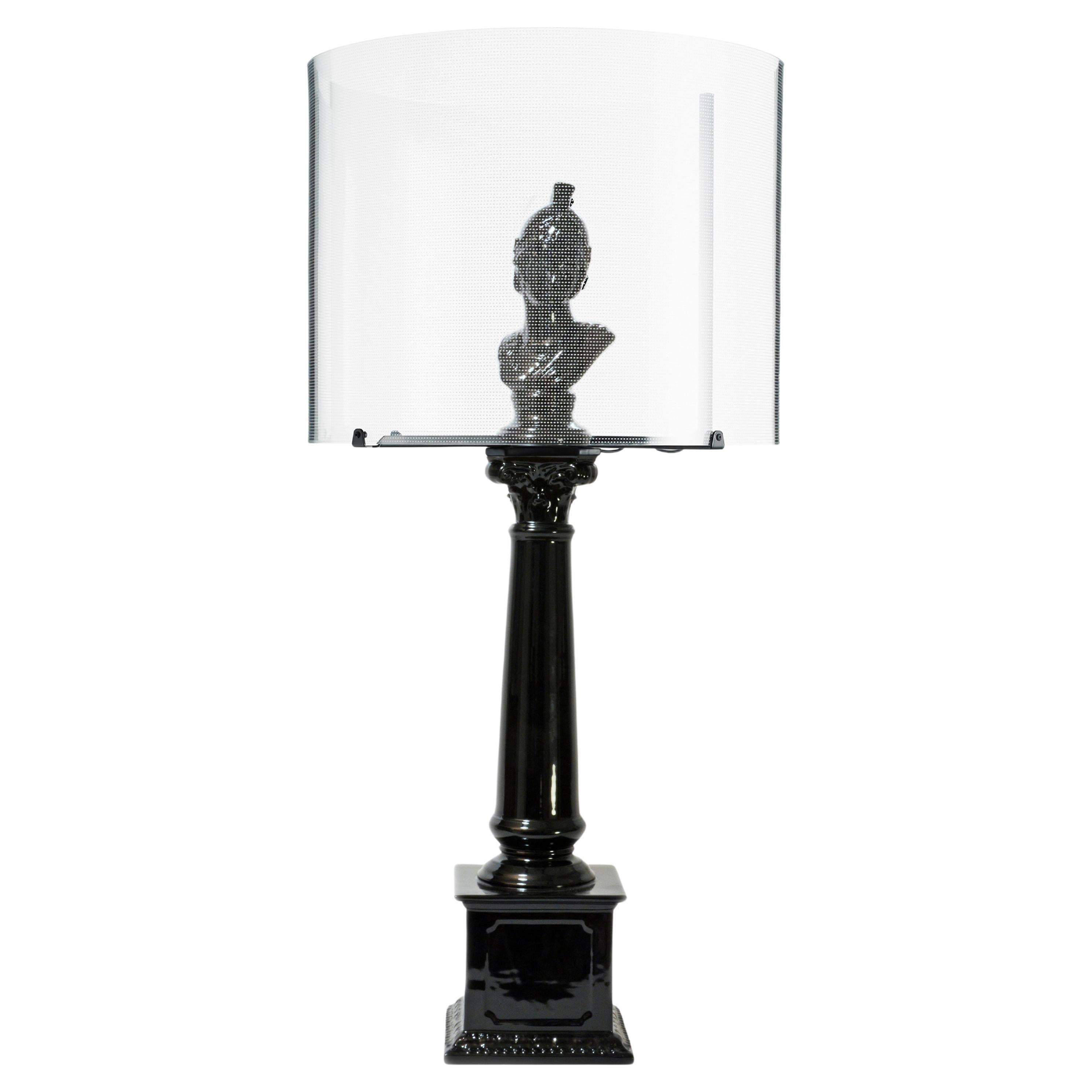 Minerva Touch Lamp, Black For Sale