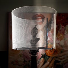 Minerva Touch Lamp, Silver