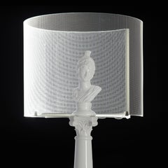 Minerva Touch Lamp, White