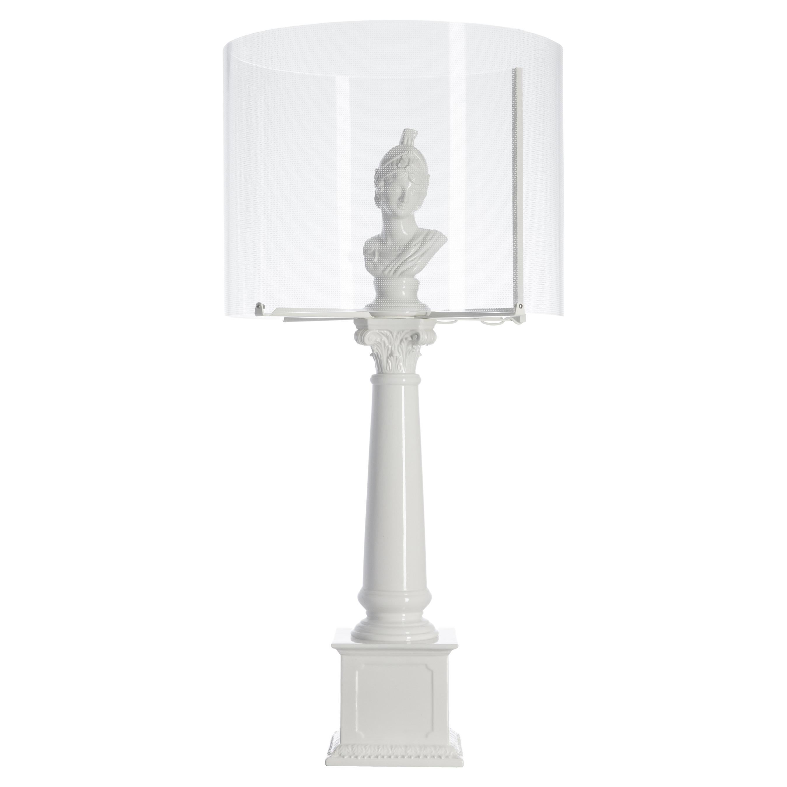 Minerva Touch Lamp, White For Sale