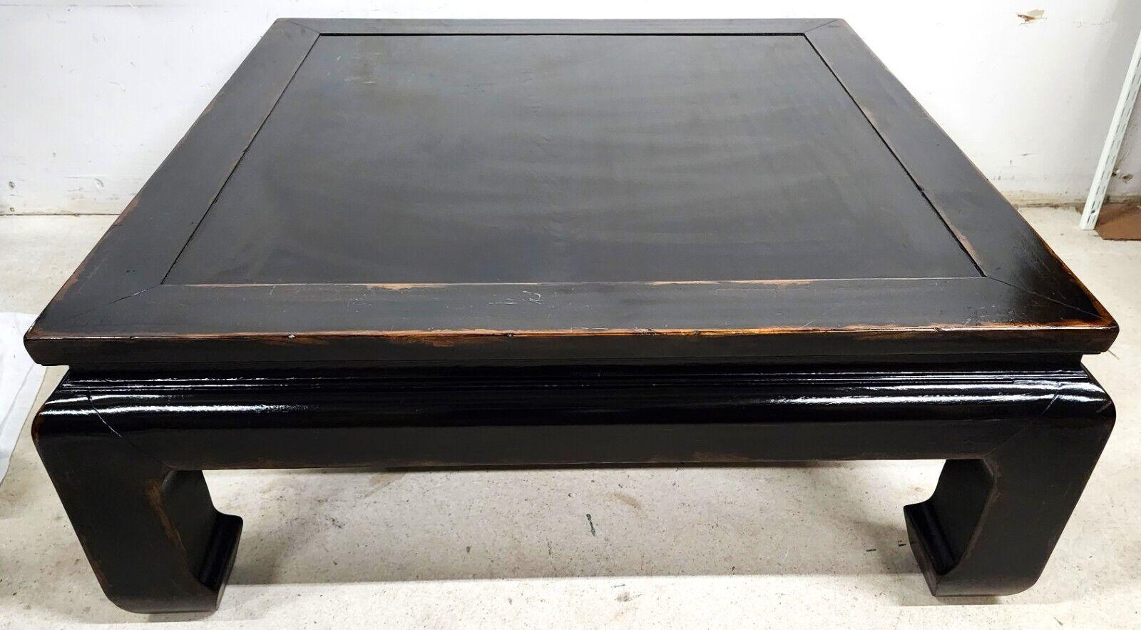 Chinoiserie Ming Asian Coffee Table Opium Distressed