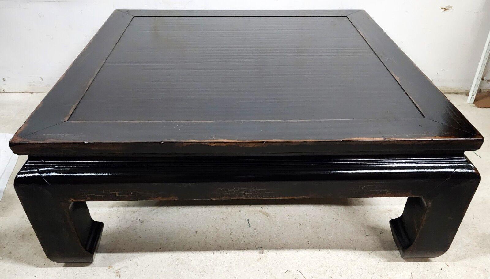 Wood Ming Asian Coffee Table Opium Distressed